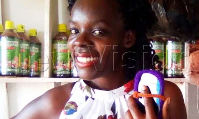 Nakabugo crocheting to earn a living Nakabugo crocheting to earn a living