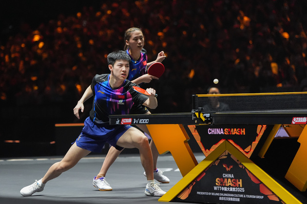 (SP)CHINA-BEIJING-TABLE TENNIS-WTT-CHINA SMASH-MIXED DOUBLES-FINAL (CN)