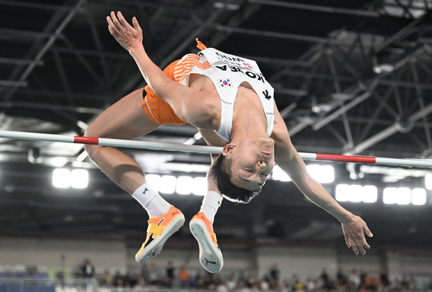 (SP)CHINA-NANJING-ATHLETICS-WORLD ATHLETICS INDOOR CHAMPIONSHIPS-HIGH JUMP-MEN