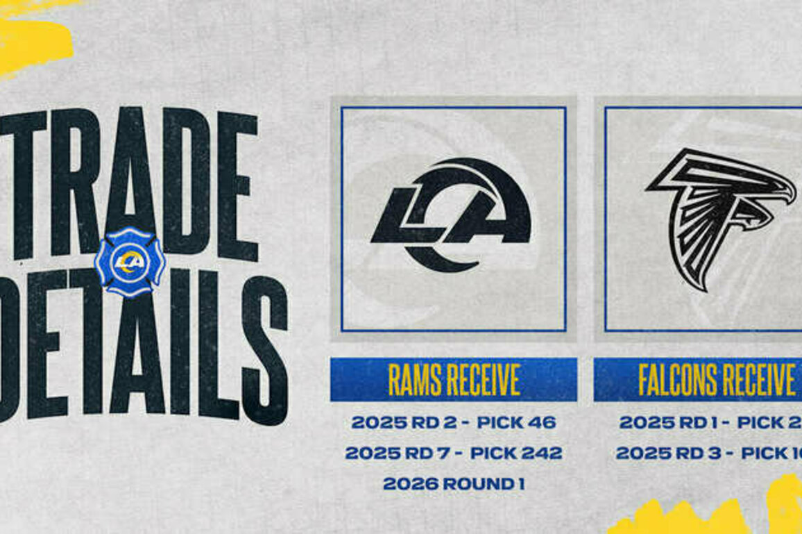 READ: Rams trade No. 26 pick and No. 101 pick to Falcons