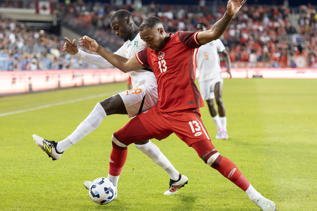 (SP)CANADA-TORONTO-FOOTBALL-CANADIAN SHIELD TOURNAMENT-CANADA VS COTE D'IVOIRE