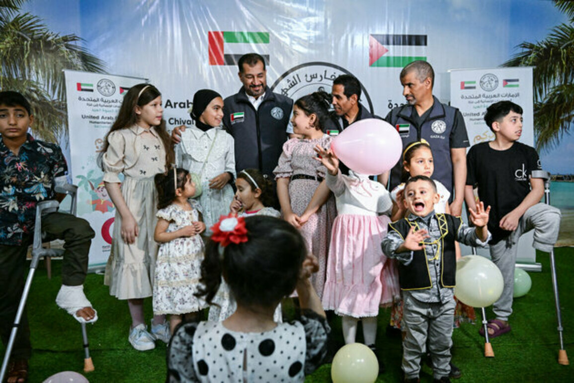 UAE Floating Hospital in Al-Arish distributes Eid gifts, clothing to patients, Children