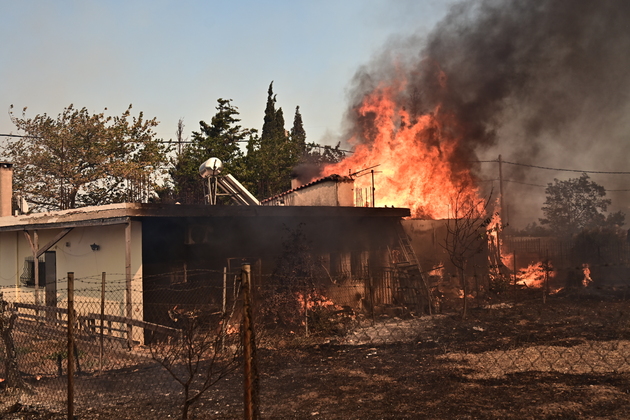 GREECE-DROSOPIGI-WILDFIRE