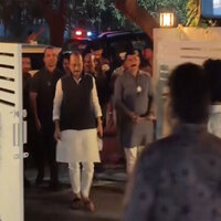 Maharashtra DyCM Ajit Pawar meets senior NCP SP leader Azam Pansare ahead of PMC polls