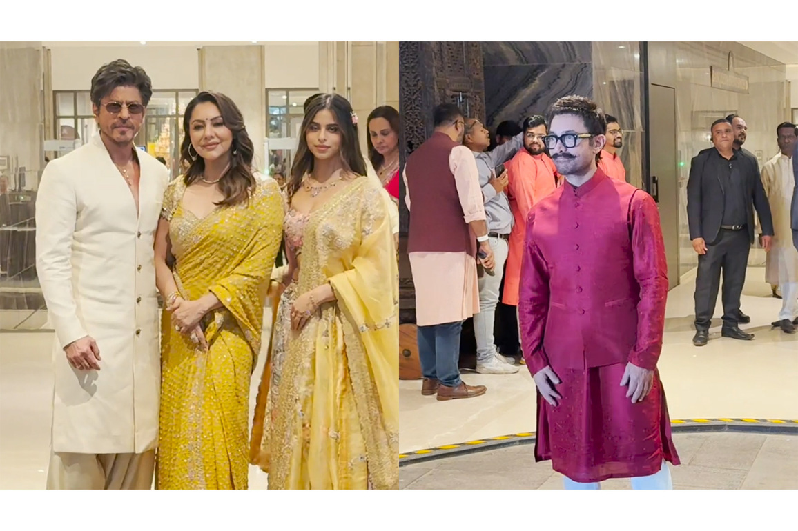 SRK with family, Aamir Khan attend Arjun Tendulkar's star-studded wedding