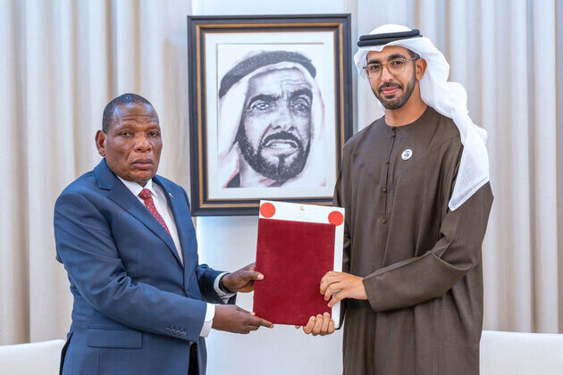 Shakhboot bin Nahyan receives letter from President of Malawi addressed to UAE President
