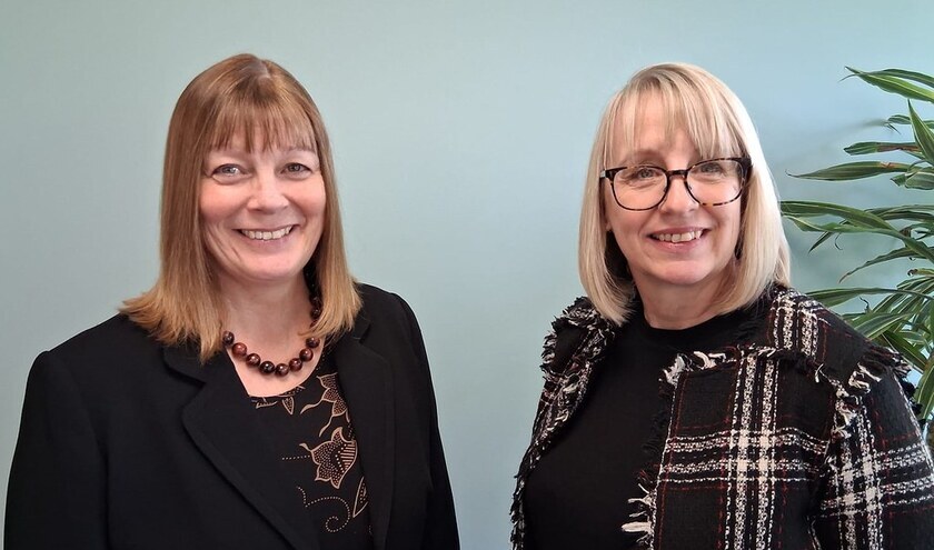 From left, Gill Kneller and Dawn Adey © East Hampshire DC
