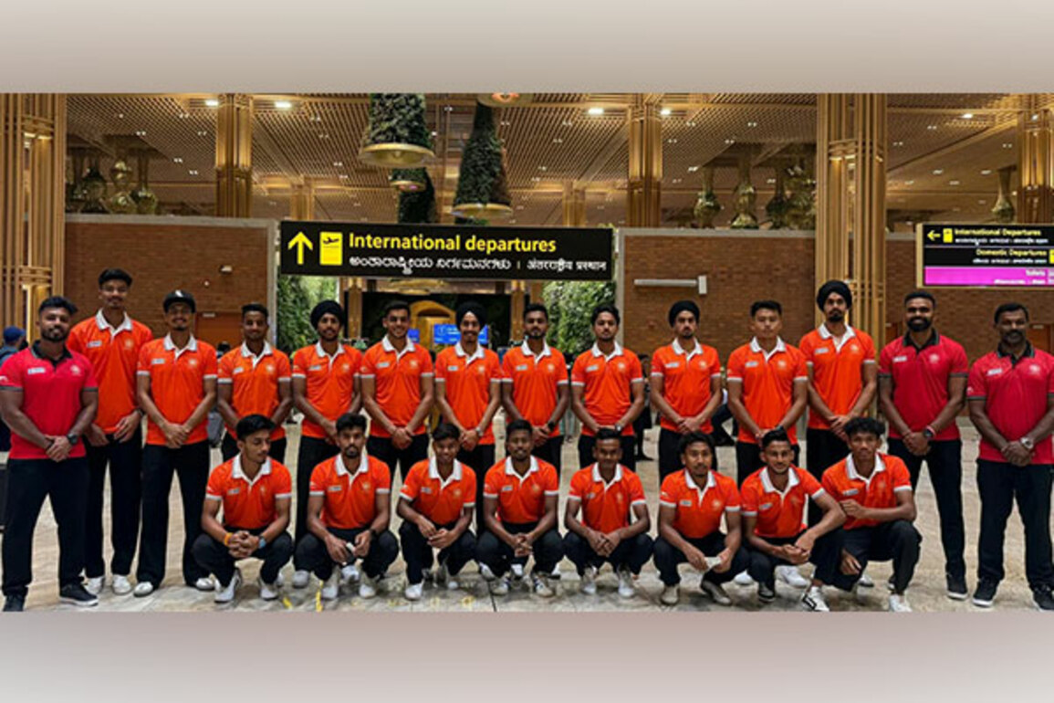 Indian junior men's hockey team departs for 4 Nations Tournament in Germany