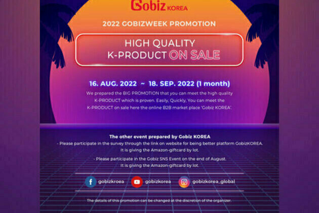 Gobiz KOREA is headed for the 2022 GobizWEEK promotion for global buyers