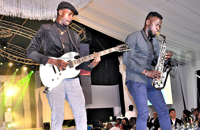 oseph ax right and yko uma performing during the event hoto by eagan sempijja