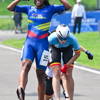 (SP)CHINA-CHENGDU-THE WORLD GAMES 2025-INLINE SPEED SKATING ROAD-WOMEN'S 1 LAP-FINALS (CN)