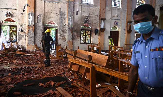 Sri Lanka president vows security shake-up over attacks Sri Lanka president vows security shake-up over attacks