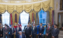 US President Donald Trump during the 'Project Vault' announcement on February 2, 2026