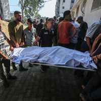 MIDEAST-GAZA CITY-CENTRAL GAZA STRIP-AID CENTER-KILLED AND INJURED PALESTINIANS