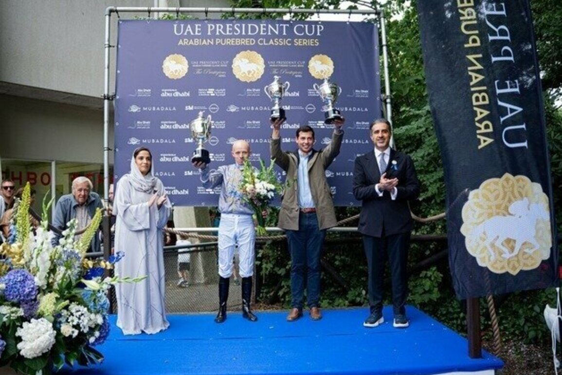 Afjan claims victory at UAE President's Cup for Purebred Arabian Horses in Netherlands