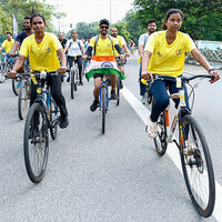 Mansukh Mandaviya gives clarion call to citizens to contribute towards fitter India, download Fit India mobile app