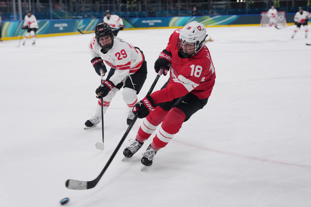 (MICO2026)ITALY-MILAN-OLYMPIC WINTER GAMES-ICE HOCKEY-WOMEN-PRELIMINARY ROUND-SUI VS CAN