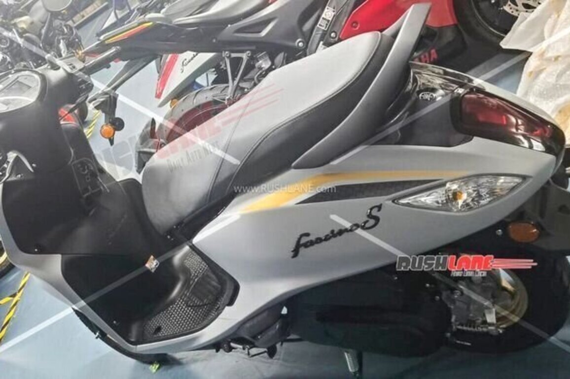2026 Yamaha Fascino 125 Facelift Spied  Rear Design Updated