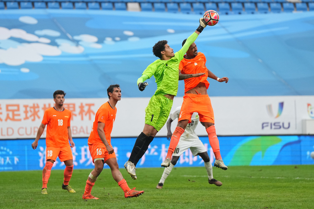 (SP)CHINA-DALIAN-FOOTBALL-FISU UNIVERSITY WORLD CUP-MEN'S FINAL-BRA VS GHA