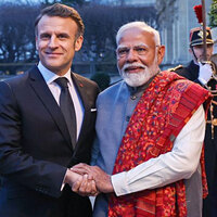 PM Modi expresses gratitude to French President Macron on Independence Day wishes