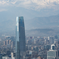 CHILE-SANTIAGO-CITY VIEW