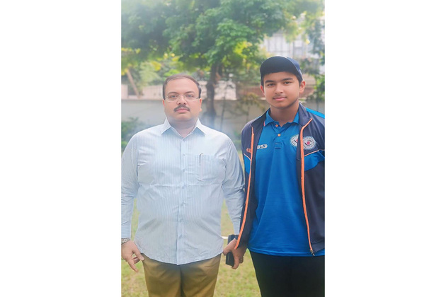 BCA president Rakesh Tiwari congratulates young sensation Vaibhav Suryavanshi for India U19 call-up for Australia tour