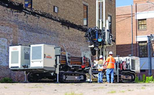 The recently re-engineered breakout system now offers increased clamp force from 21,000lbf to 31,000lbf and twist force from 13,500ft-lb to 37,000ft-lb