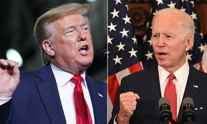As US protests rage, a tale of two leaders: Biden and Trump As US protests rage, a tale of two leaders: Biden and Trump