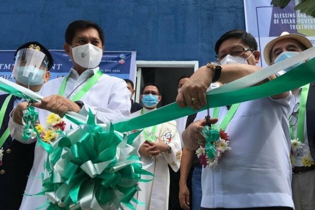 DENR unveils solar-powered sewage treatment plant in Manila Bay