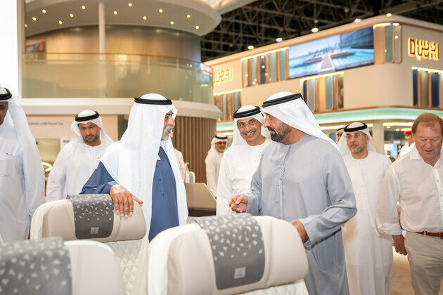 Nahyan bin Mubarak visits Arabian Travel Market