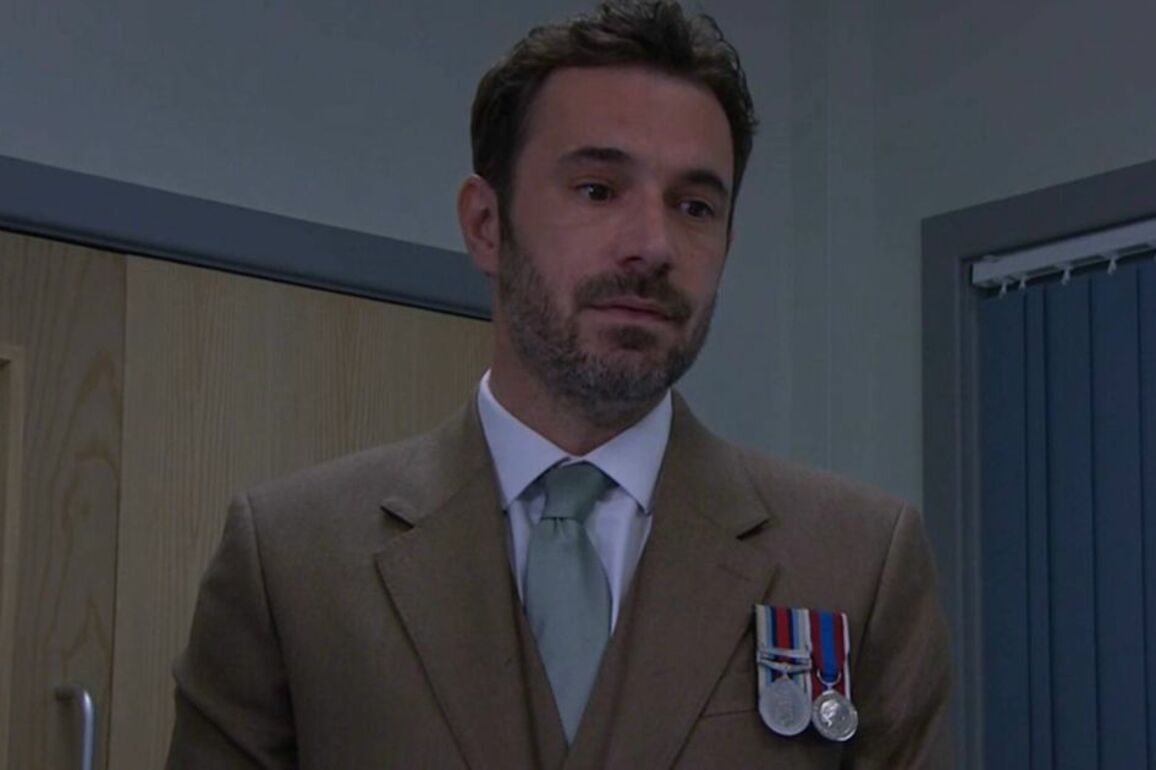 Who plays Aidan on Emmerdale as fans 'work out' sick John medal twist