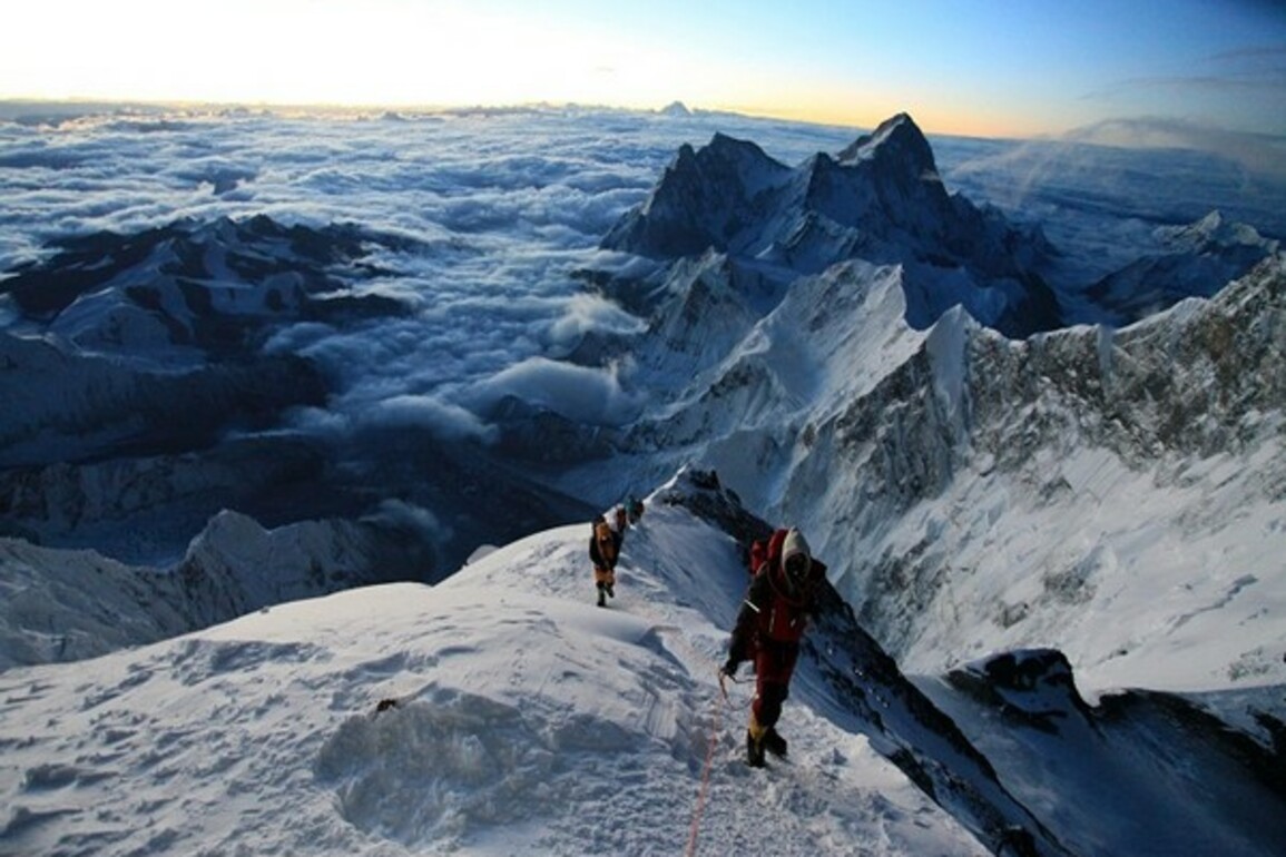 Historic summit: Joint National Mountaineering team scales Mount Everest