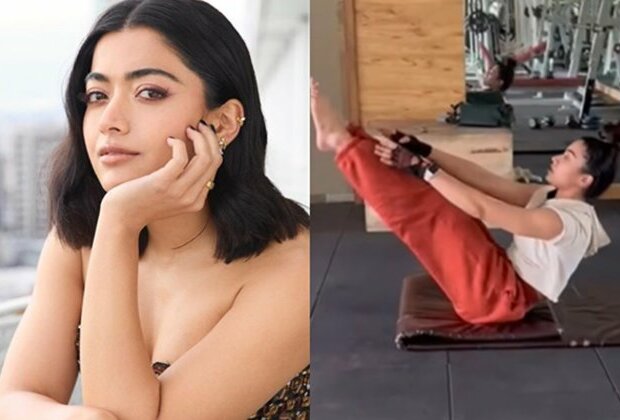 Rashmika Mandanna sweats it out in gym, fans react