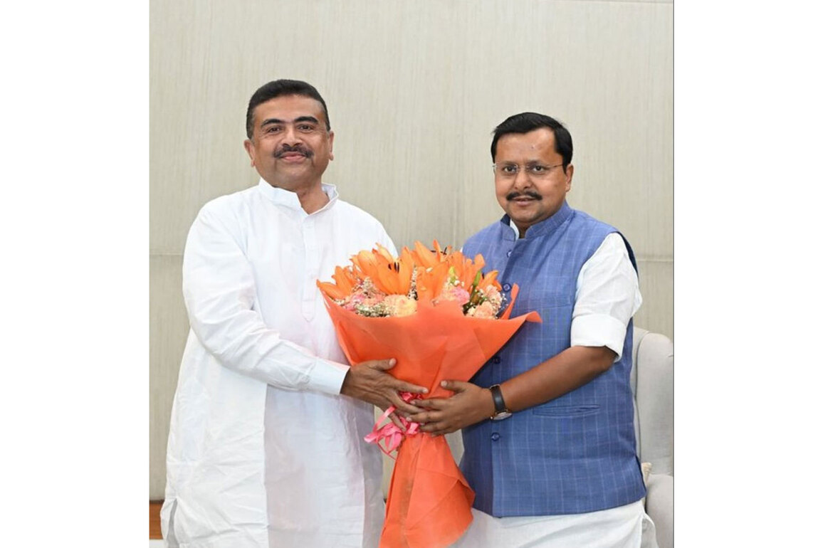 Bengal CM Suvendu Adhikari meets BJP chief Nitin Nabin, says "reaffirmed collective commitment to working tirelessly"