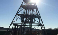 The installed central shaft at Caledonia Mining's Blanket gold mine in Zimbabwe