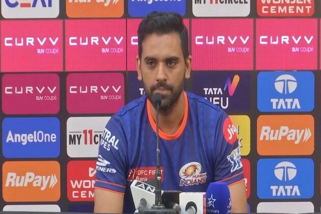 "Been transitioning well...": MI's Chahar on move from CSK