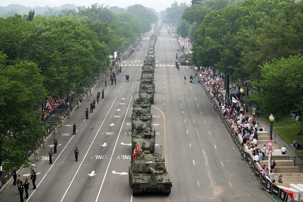 Military parade in Washington, DC celebrates the 250th anniversary of the U.S. Army - WAKA 8