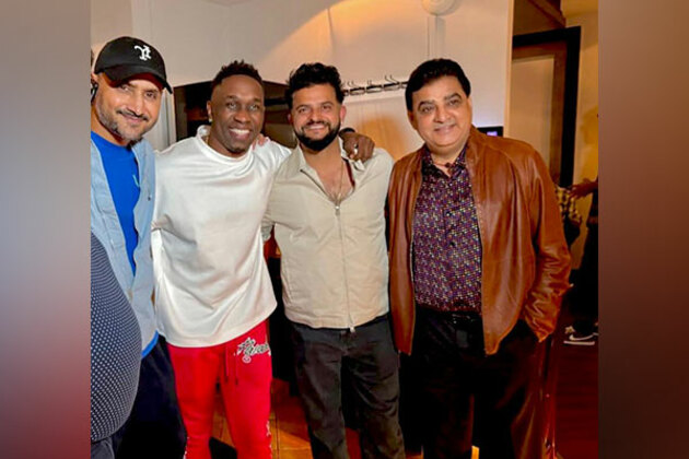 CSK stars Raina, Harbhajan, Bravo reunite in celebratory mode in UK
