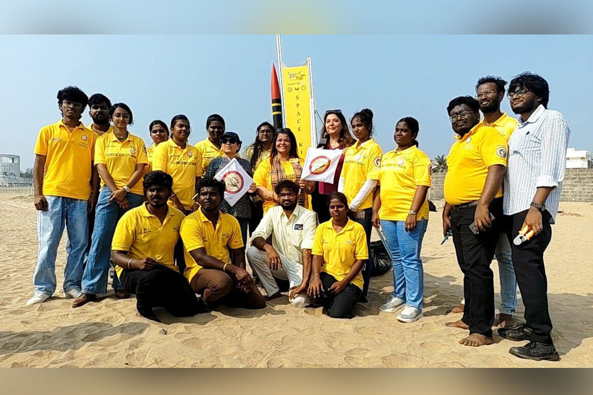 Chennai: All-girls team launches solid rocket, Space Kidz India tests indigenous electric system on National Science Day
