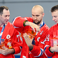 (SP)CHINA-CHENGDU-THE WORLD GAMES 2025-INLINE HOCKEY-MEN'S FINALS-GOLD MEDAL GAME-USA VS CZE (CN)