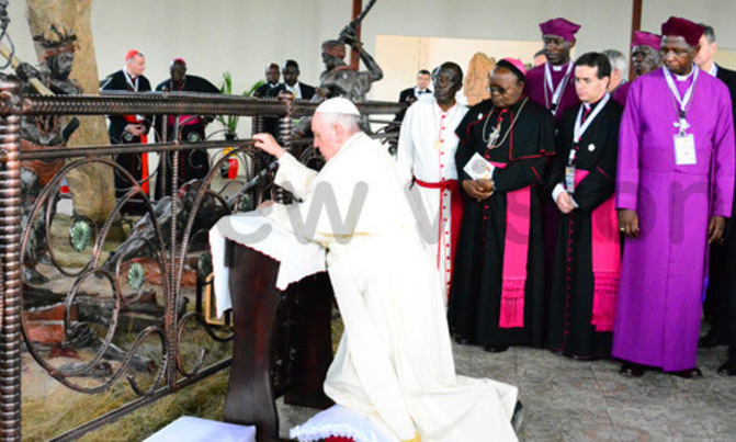 Pope Francis hails Uganda Martyrs Pope Francis hails Uganda Martyrs