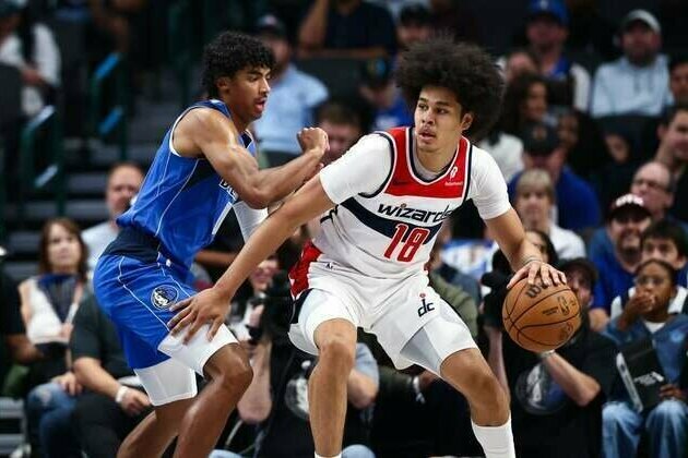 Kyshawn George-powered Wizards drop Mavericks to 0-2