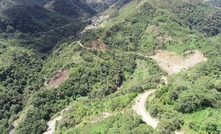 An example of the type of roads and terrain in the Arfak mountains.