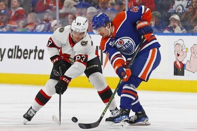 Resilient Oilers beat Senators on Evan Bouchard's OT winner