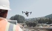 An Airware commerical drone being launched