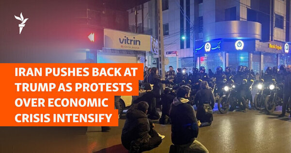 Iran Pushes Back At Trump As Protests Over Economic Crisis Intensify