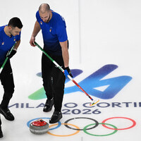 (MICO2026)ITALY-CORTINA D'AMPEZZO-OLYMPIC WINTER GAMES-CURLING-MEN-ROUND ROBIN-CHN VS ITA