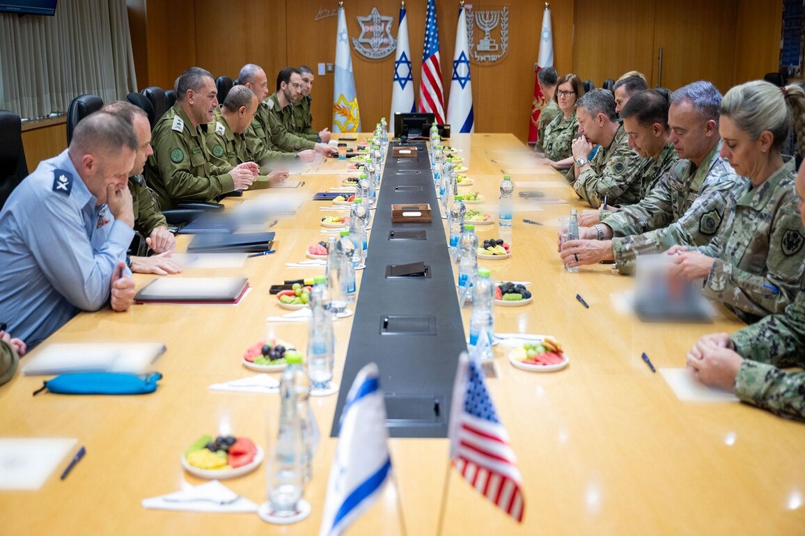 US Joint Chiefs Chairman Dan Caine visits Israel, fiscusses Gaza situation with IDF Chief