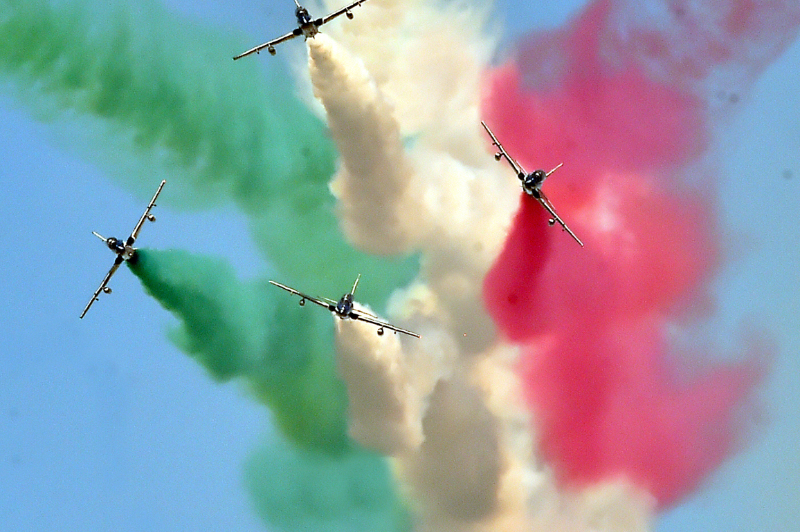 ITALY-RIVOLTO-AIRSHOW-FRECCE TRICOLORI