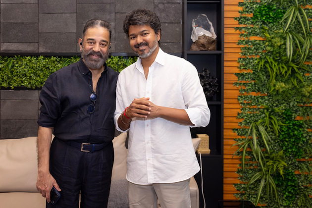 Kamal Haasan meets CM Vijay, discusses challenges faced by Tamil film industry